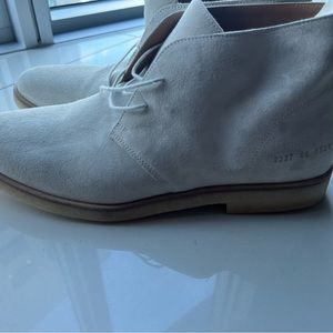 Men’s Common Projects Desert Chukka Boots Off-White